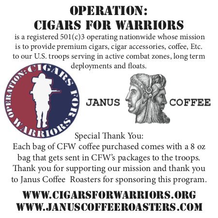 Cigar for Warriors - Honorable Blend - Medium Roast